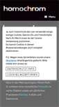 Mobile Screenshot of homochrom.de